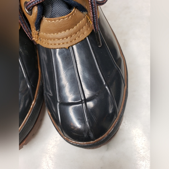 Vintage totes duck womens shoes with thermolite insulation brown & navy … - Picture 7 of 10